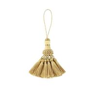 Optxzn 1 Pieza de borlas Colgantes para decoración, Manualidades, borlas de Seda con Flecos, llaveros, cepillos, decoración DIY para Bolsos, Puertas, Cortinas, marcadores, Llaves