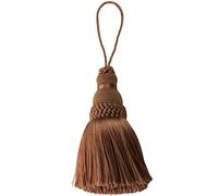 Optxzn 1 Pieza de borlas de Seda para Colgar en la decoración del hogar, borlas con Flecos, decoración de Prendas, borlas para Llaves, Accesorios para Cortinas embellecedores DIY