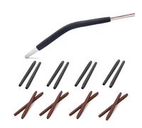 OPUGIT Almohadillas para los oídos para gafas, agarre de punta de extremo, antideslizante, de silicona suave, ganchos para las orejas, funda de tubo, soporte para gafas, soporte para correa, puntas de