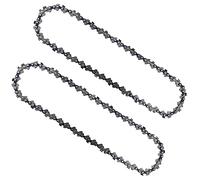 Opuladuo 2 cadenas de sierra de poste de 20 cm para Greenworks G24PS20 / G24PS20K2, cadenas de motosierra de repuesto de 20 cm para motosierra Greenworks G40PSF / G40PSFK2