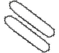 Opuladuo 2 cadenas de sierra de poste de 25 cm para Black+Decker PS7525, cadenas de sierra de cadena de repuesto de 25 cm para Black+Decker PS7525-GB -3/20.3 cm .050" (1.3 mm) de calibre, 40 eslabones