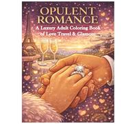 Opulent Romance, A Luxury Adult Coloring Book of Love, Travel & Glamour: An Elegant Coloring Collection of Sophisticated Love