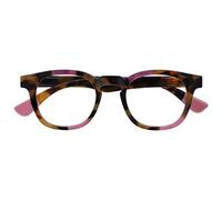Opulize Ava Marrón Carey Rosa Gafas De Distancia Corto De Vista Miopía Mujeres Señoras Bisagras Resorte M62-4 -2,00