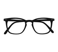OPULIZE Bex Gafas de Lectura Montura de Diseño Cuadrada Grande Negro Mate Lentes Resistentes a Arañazos Bisagras de Muelle Unisex Hombre Mujer R64-1 +1.50
