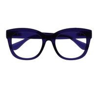 OPULIZE BIG Blue Light Blocking Glasses - Bold Oversized Round Fashion Frame - Anti-Glare Anti-Reflective Computer Gaming - UV & Eyestrain Protection - Indigo Blue - Mens Womens