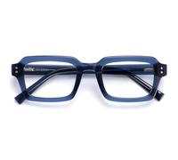 OPULIZE EDG Gafas luz azul para hombre y mujer, Lentes Antirreflejos Antideslumbrante, Protección UV, Rectangular, Azul