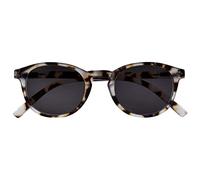 OPULIZE Jet Gafas Solares Montura Elegante Grande Marrón Carey Engomado Varillas Plateadas Resistente a los Arañazos Lente Tintado con Protección UV400 Hombre Mujer S96-2 +0.00