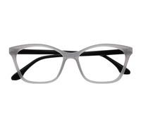 OPULIZE KAT Gafas de Lectura - Elegante Montura Ojo de Gato - Gris Brillant - Hombres y Mujeres - Bisagras de Muelle - R59-7 - +2.00