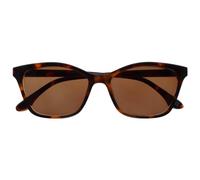 OPULIZE KAT Gafas de Lectura Solares - Elegante Montura Ojo de Gato - Marrón Carey - Hombres y Mujeres - Bisagras de Muelle - S59-2 - +1.00