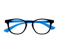 OPULIZE Niños Bloqueo Luz Azul Gafas Pantalla Proteccion Niños Muchachas Años 6+ Negro Neon Azul Rosa B47