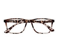 OPULIZE NYX Blue Light Blocking Reading Glasses - Anti-Glare Computer and Gaming Eyewear - UV and Eyestrain Protection - Rectangular Frame - Brown Tortoiseshell - Men Women - + 2.00