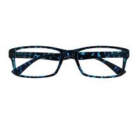 OPULIZE Pep Reading Glasses, Azul Carey, +3,50 Dioptrías Unisex