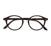 OPULIZE REY Gafas de Lectura - Montura Redonda Retro - Carey Marrón Mate - Hombre Mujer - Bisagras de Muelle - R56-2 - +1.00