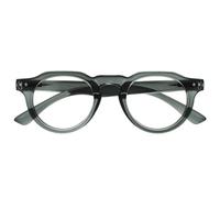 OPULIZE RIO Gafas de Lectura con Filtro de Luz Azul - Montura Parte Superior Plana - Verde - Hombres y Mujeres - Bisagras de Muelle - B53-6 - +1.00