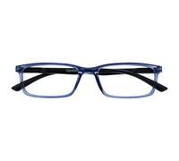 OPULIZE See Gafas Filtro Luz Azul Montura Estrecha Bisagras de Resorte Mejoran Sueño Reducen Dolor de Cabeza Ordenador Videojuegos Antirreflejante Azul Patillas Negras Hombre Mujer B9-3 +0.00
