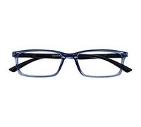 OPULIZE See Gafas Lectura Filtro Luz Azul Montura Estrecha Bisagras de Resorte Mejoran Sueño Reducen Dolor de Cabeza Ordenador Videojuegos Antirreflejante Azul Patillas Negras Hombre Mujer B9-3 +2.50