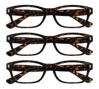 OPULIZE Uv Reader Marrón Carey Gafas De Lectura Valor Pack 3 Hombres Mujeres Uvr3Pk010 +1,50 3 Unidades 88 g