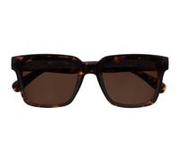 OPULIZERA - Gafas de sol de lectura, lentes tintadas marrones, antirreflectantes y antirreflejos, protección UV400, marco rectangular de gran tamaño, bisagras de resorte, concha de tortuga marrón
