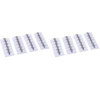 OPUS 2 121260 - Porta nombres con pinza combi 75 x 40mm, 24 unidades (Paquete de 2)