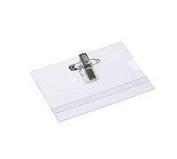 OPUS 2 121261 - Porta nombres con pinza combi 95 x 65mm, 24 unidades