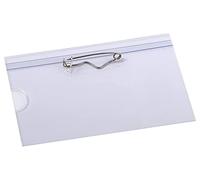 OPUS 2 121264 - Porta nombres con alfiler 92 x 58mm, 24 unidades