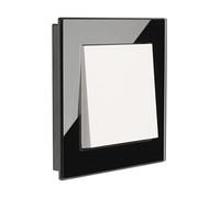 Opus 512.301.37 Fusion G-Frame 1-f, Vidrio PW, Blanco Polar