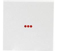 Opus 512.404.37.1 Control basculante, Rojo, 55, PW, Blanco Polar
