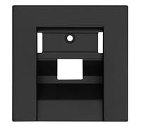 OPUS® 55 tapas para tomas de red ISDN/datos, 1 entrada, color antracita - brillo sedoso