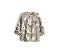 OPUS Blusa 'Faloom' crema / marrón oscuro / oliva L crema / marrón oscuro / oliva