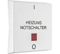 OPUS® RESIST L-0 - Interruptor de emergencia para calefacción, color blanco puro