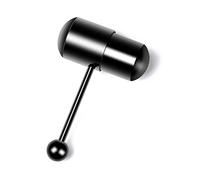 OPUTAT Piercing recto de acero inoxidable para lengua y cuerpo, piercing vibrador para mujeres adultas, ONE SIZE, Acero inoxidable, No es una piedra preciosa