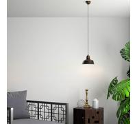 Opviq Chandelier ajustable elegante, acabado antiguo, diámetro 19 cm, altura 21 - 108 cm, cuerpo de metal, casquillo E27, cable de 90 cm, perfecto para espacios de vida modernos