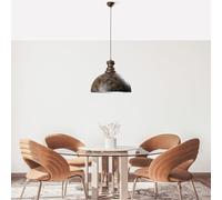 Opviq Chandelier ajustable elegante, acabado antiguo, diámetro de 40 cm, cuerpo de metal, altura 44 - 134 cm, casquillo E27, cable de 90 cm, perfecto para espacios de vida modernos