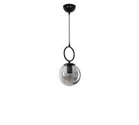 Opviq Chandelier escandinavo industrial, 70 cm de altura, 16 cm de diámetro, 100% metal, acabado negro, casquillo E27, máx. 40 W, iluminación elegante para espacios modernos