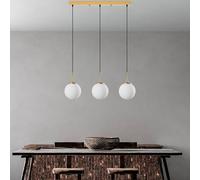 Opviq Elegant Gold Chandelier, Adjustable Height 40-120 cm, Metal Body, 87 x 20 x 120 cm, 3 x E27 Max 40W, Perfect for Modern Living Spaces, IP20 Rated