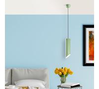 Opviq Elegant Mint Chandelier, Adjustable Height 37-114 cm, Metal Body, Ø8 cm Cap, Ø 10 cm Base, 90 cm Cable, E27 Socket, Perfect for Modern Spaces