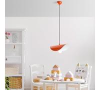 Opviq Elegant Orange Chandelier, Adjustable Height 17-106 cm, Metal Body, Ø10 cm Base, E27 Socket (Max 40W), Stylish Lighting for Modern Spaces
