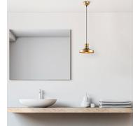 Opviq Elegante chandelier, altura ajustable 29-109 cm, cuerpo de metal, diámetro de 22 cm, casquillo E27, perfecto para espacios de vida modernos, diseño elegante y funcional