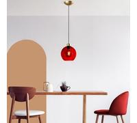 Opviq Elegante chandelier, altura ajustable 40-120 cm, cuerpo de metal, diámetro de 20 cm, base de 14 cm de diámetro, 1 casquillo E27, perfecto para decoración moderna, calificación IP20
