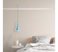 Opviq Elegante chandelier, altura ajustable 45-134 cm, cuerpo de metal, diámetro de 19 cm, casquillo E27, perfecto para espacios de vida modernos, calificación IP20