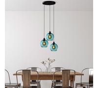 Opviq Elegante chandelier, altura ajustable de 40 a 120 cm, cuerpo de metal, diámetro de 20 cm, 3 bombillas E27 máx. 40 W, perfecto para espacios de vida modernos, IP20
