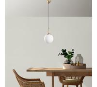 Opviq Elegante chandelier, altura ajustable de 40 a 120 cm, cuerpo de metal, diámetro de 20 cm, base de 10 cm de diámetro, 1 casquillo E27, perfecto para espacios modernos, calificación IP20