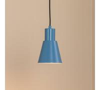 Opviq Lámpara colgante Konikkem, azul claro, metal, Ø 14 cm, E27
