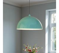 Opviq Lámpara colgante Kure, turquesa, metal, Ø 60 cm, E27