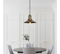 Opviq Lámpara colgante Sivani MR-639 1 luz Ø30cm oro envejecido