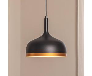 Opviq Lámpara colgante Sivani MR-826, negro/dorado, metal, Ø 30 cm