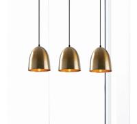 Opviq Lámpara colgante Tattoo 6172, oro antiguo, metal, 3 luces larga True