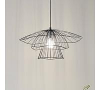 Opviq Lámpara colgante Tel 6504, negro, hierro, Ø 50 cm