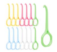 Opvixi Herramienta de extracción de alineadores, 15 piezas de herramienta de extracción de retenedores, herramienta de extracción de alineadores transparentes para retenedores extraíbles Invisalign