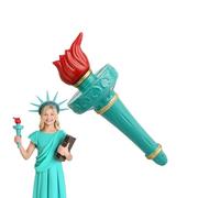 Opvonxeh 4th of July Outfits, Estatua Goddess Traje, 11,81 x 5,12 x 3,94 pulgadas Lightweight Patriotic Accessory Prop for Independence Holiday Event, School Desade Halloween Celebration Wear